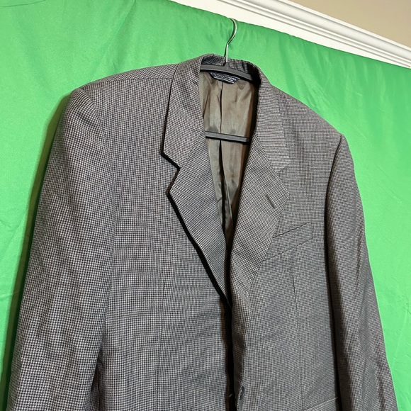 GIEVES & HAWKES Savile Row houndstooth wool blazer - Picture 2 of 12